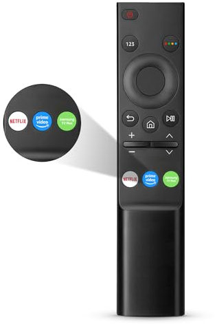 Vorlich® Télécommande de rechange pour téléviseurs Samsung – Télécommande de rechange compatible avec tous les téléviseurs Samsung – Garantie 1 an incluse (pas de commande vocale)