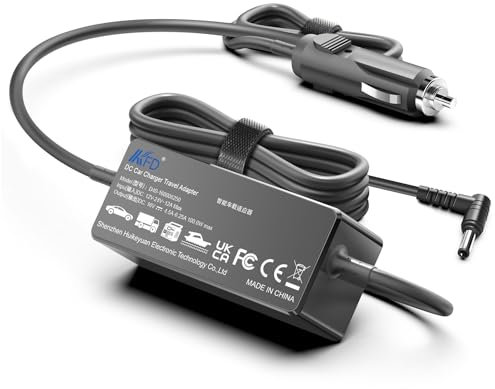 KFD DC 12V/24V Car Charging Cable Car Charger for Panasonic Toughbook CF-35 CF-33 CF-19 CF-53 CF-55 CF-74 CF-54 FZ-55 FZ-A3 FZ-G2 CF-AA5713A 16V Toughpad Tablet Laptop DC Auto Power Supply Adapter