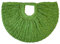 Kexpery Bolso de mano de paja hecho a mano para mujer, bolso de paja de media luna de gran capacidad, bolso de muñeca tejido simple de color sólido, bolso diario para mujer (verde)