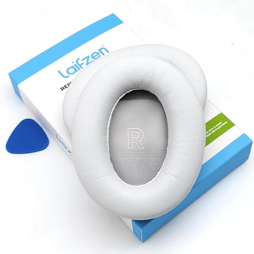 Lambskin QC Ultra Bose Earpads Real Leather Ear Pads Cushions Sheepskin Replacement Cups for Bose QuietComfort Ultra Noise Canceling Headphones (QC Ultra White)