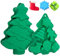 Moldes de Silicona Navideños 2 Piezas un molde para árbol de Navidad un molde para árbol de Navidad para Chocolate Caramelos Galletas 7 cavidades