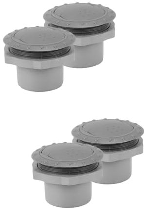 4 Pièces Sortie D'air Pour Camping-car Grille D'aération Ronde Couvercle De Ventilation Bouche D'aération Ronde Bouches D'évacuation D'air Évent Du Climatiseur Dark Grey Abdos OUNONA