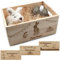 Osterkiste personalisiert, Osterkorb, Osterkörbchen personalisiert, Ostergeschenk, Osternest, Geschenk Ostern, Osternest Kinder, Ostern Baby, Schatzkiste Ostern Holz (Osterkörbchen L)