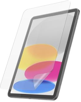 Hama Schutzglas für Apple iPad 11 (2025/2024)/iPad 10.9 (2022) (Tablet Schutzfolie, Glasschutz mit 9H Härte, kratzfest, stoßfest, 0,3 mm dünn, flexibler Displayschutz, Montagehilfe) transparent