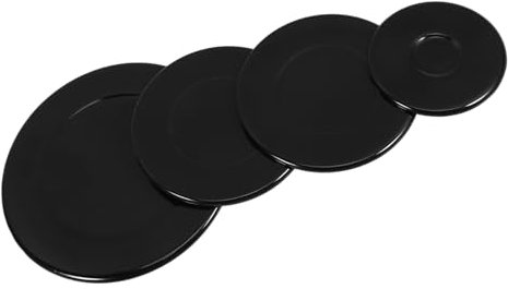 Veemoon 4piezas Kit De Reemplazo De Tapas Para Quemadores De Gas Cabeza De Quemador De Gas Fácil Instalación y Mantenimiento Compatible La Mayoría Quemadores