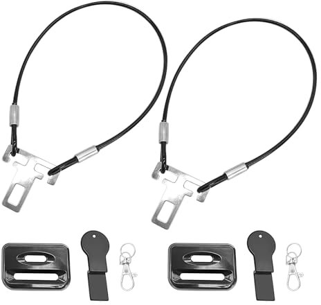 JOJOCY 2 accesorios antirrobo para caravanas, cerradura de puerta, protección antirrobo, para furgonetas, caravanas, camiones, vehículos comerciales, accesorios antirrobo, 2 unidades