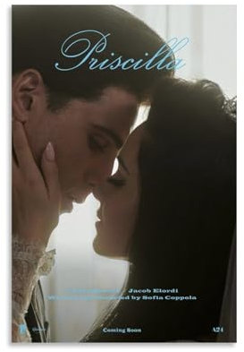 Priscilla - Poster cinematografico, vintage, su tela, per soggiorno, camera da letto, 20 x 30 cm