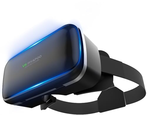 FIYAPOO Occhiali 3D VR – Realtà virtuale HD per giochi interattivi, film e contenuti 3D