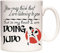 Mug en céramique avec inscription « You May Think That I Am Listening to You But in My Head I Am Doing Judo »