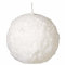Kopschitz Weihnachtskerzen 4er Set Kugelkerze Schneeball Ø 7 cm, Unparfümiert