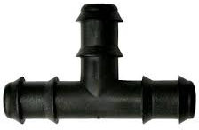 100 pezzi tee raccordo a t te tre vie per tubo tubi da irrigazione da 16 millimetri