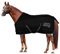 Horses, Heavy Winterdecke für Pferd 500gr, Gepolstert, Weich, Bequem, Ideal für Boxen, Widerstandsfähig, Schwarz, 135 cm