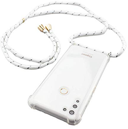 caseroxx Schutzhülle für Gigaset GS4 / GS4 Senior in weiß – Flexibles TPU-Case aus stoßfestem Gummi, passgenaue Handy-Tasche mit Kantenschutz & rutschfestem Grip