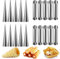 Cannoli Backform, 20 Stück Cannoli Form Tubes Küche Edelstahl Backcreme Horn Formen Backen, Horn Tubes Creme Rolle Kuchen Gebäck Spirale Horn Backform Backzubehör