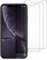 YC COMPANY - Lot de 3 Verre Trempé pour iPhone XR et iPhone 11 Film Protection écran - Anti Rayures - sans Bulles d'air -Ultra Résistant (0,33mm HD Ultra Transparent) Dureté 9H Glass