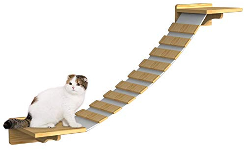 Wandtreppe Katzen Katzentreppe Katzenleiter Cat Ladder Katzen Holz Katzen Kletterwand Katzen Für Wand Für Katzen Spielzeug