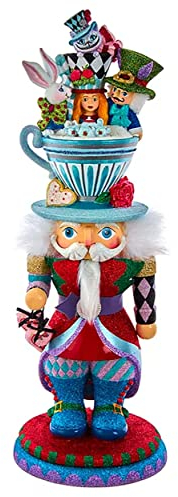 Kurt S. Adler 18-Inch Hollywood Alice Teacup Hat Nutcracker
