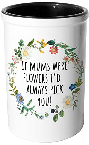 Print Maniacs Flower Pot Mothers Day Thank You Appreciation Keepsake Gift For Her Mum Mummy Grandma Auntie Birthday (Mums)