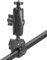 usmallbee Motorcycle Mount Camera, Bike Handlebar Clamp 1/4 for Gopro 10/9/8/7 Gopro Max Insta 360 RS, 360 Degree Rotation Adjustable