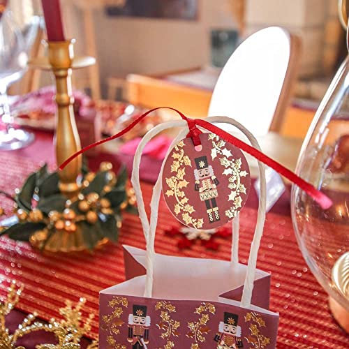 8 Christmas Nutcracker Gift Tags, Festive Gift Wrapping Tags, Nutcracker Christmas Labels, Christmas Loose Gift Tags