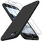 TOCOL Silicone for iPhone SE Case, Liquid Silicone Multi-Color Slim Silky-Soft Touch Anti-Scratch Shockproof Protective Phone Cover, Black