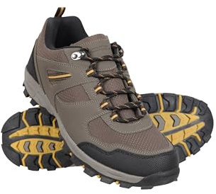 Mountain Warehouse Mens McLeod Outdoor Wide Walking Shoes (9 UK) (Brown)