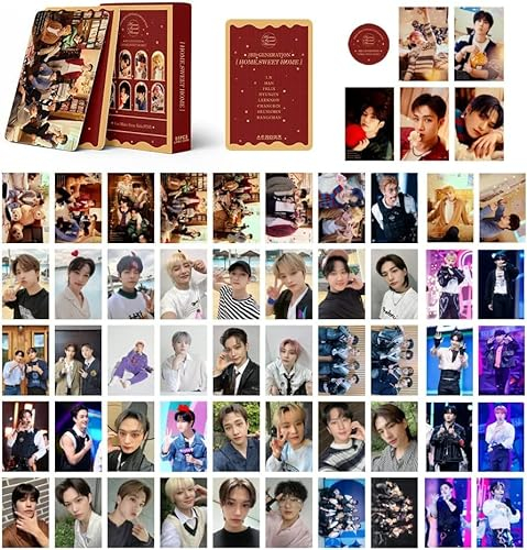 55 Stück Kpop Stray Kids Fotokarten Stray Kids Merch Lomo Cards Stray Kids Home Sweet Album Karten Stray Kids Fotokarten Fan Geschenk