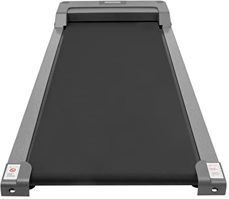 Motorisiertes Laufband 1-6 km/h unter dem Schreibtisch, tragbares Laufband mit Fernbedienung und LED-Display,für Zuhause, Büro, Fitnessstudio, ohne Installation,Grau