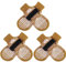 PUPTECK 3 Paar Anti Rutsch Hundesocken f¨¹r Innenbereich - Hundeschuhe Pfotenschutz Sommer gegen hitze Winter Socken Schutz, Outdoor Traktions Kontrolle Stiefel f¨¹r Hunde auf Hartholzboden Khaki l