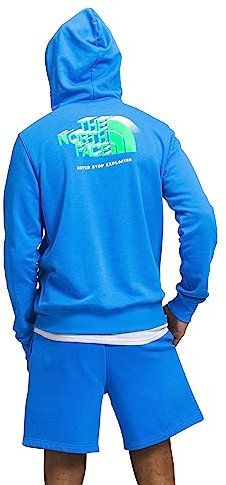 THE NORTH FACE Herren Printed Box NSE Hoodie, Optic Blue/Chlorophyll Green, X-Large