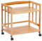 hifi rack Medienständer, Eckregal, höhenverstellbar mit Rädern, 2, 3, 4, 5 Etagen, Stereo-Racksystem, Schrank aus Bambus, Audio-Rack, Schallplatten-Aufbewahrungshalter für Fernseher/DVD-Player(2 Tier,