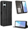 UPLAI Wallet Case for Sony Xperia 10 VI, Premium Leather Magnetic Closure Flip Cover, Slim Shockproof Kickstand Case Cover for Sony Xperia 10 VI.Black