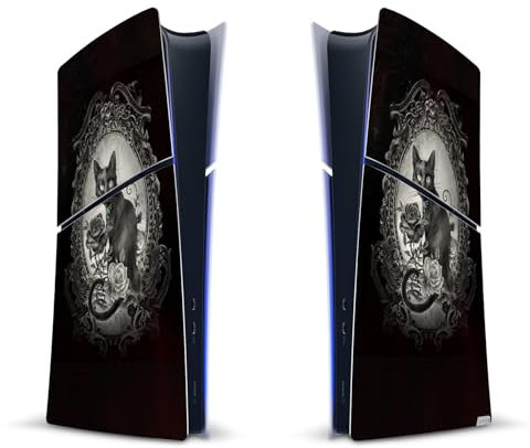 Head Case Designs sous Licence Officielle Alchemy Gothic Chat Paracelse Gothique Vinyle Autocollant De Jeu Peau Autocollant Compatible avec Sony Playstation 5 PS5 Slim/Pro Digital Edition Console