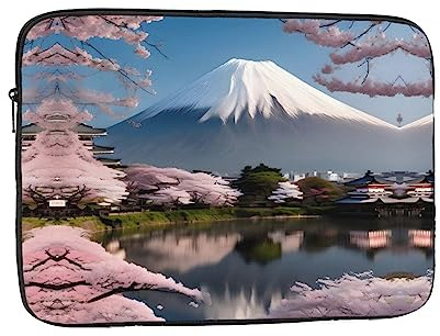 Mt. Fuji Laptop-Hülle für den frühen Frühling, 30,5 cm (12 Zoll), geeignet für Notebook, Computer, Tablet, Reisen, einfache Hülle