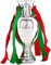 Fmarche Trofeo dei Campioni Europei di Calcio Coppa Delauna Replica Trofeo di Calcio in Resina Collezione di Memorie di Decorazioni per Casa Ufficio Regali per Fan (34 cm) (34 cm)