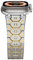 SCRUBY Cinturini per orologi in acciaio inossidabile Titan per Apple Watch Band Ultra 2 49mm 46mm 45mm 44mm Serie 10 9 8 7 6 5 4 3 2 1 SE con connettore in metallo(Octagon silver gold,42/44mm)