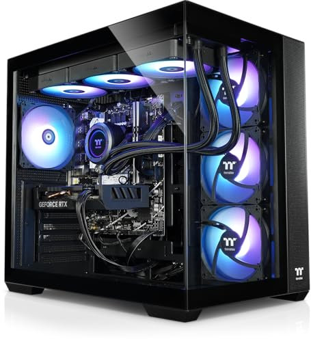 Kiebel Gaming PC Hydra IX, AMD Ryzen 9 9900X, 64GB DDR5-6000, Geforce RTX 5090 32 GB GDDR7, 2TB M.2 SSD, WLAN, Bluetooth, Windows 11 [187214]