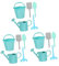 Warmhm 3sets Giardinaggio Kit Annaffiatoio e Palette Per Giocattoli Per e Decorazioni Per