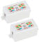 SELURK RJ45 Cat6 Junction Box Inline Punchdown Krone Coupler Joiner for Cat6/Cat5e/Cat5 Ethernet Network Cables, 2-Pack - High-Performance, Reliable Data Transfer, Flame Retardant, Easy Installation