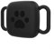 For Tile Mate Collier de chien étanche en silicone résistant aux rayures Noir