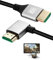 Cable HDMI 2.1 8K con 48Gbps Rotación de 90 Grados Conexión Estable y Duradera Antiinterferencias, 8K@60 Hz HDR Dinámico eARC HDCP 2.2/2.3 Compatible con Xbox PS5/PS4 Roku TV LG Samsung (2 m)