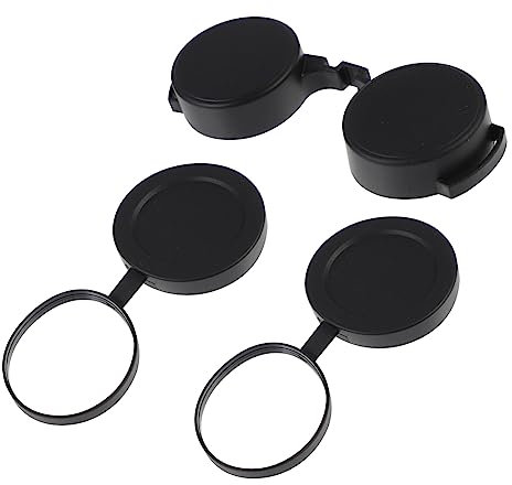 CLISPEED 3pcs Rubber Eyepiece and Objective Lens Cover for Binoculars Scratch Telescope Accessories for Bird Watching and Outdoor Use