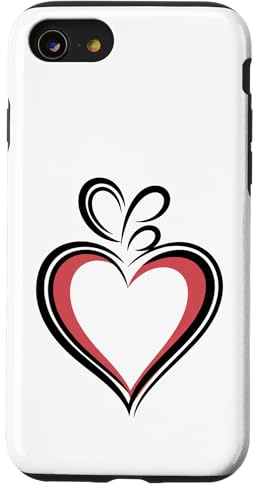 An illustration of a heart Case for iPhone SE (2020) / 7/8