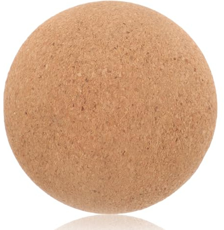 UTHCLO Kork Massageball für Faszienmassage und Fußsohle Dehnen Stabiler Kleiner Massageball mit Strapazierfähiger Struktur für Zuhause und Arbeit