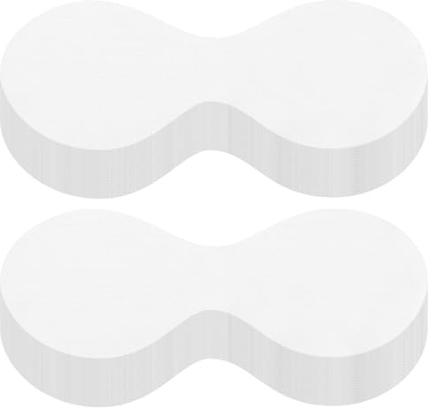 Dplolng 200 Sheets Eye Covers for Facials,Disposable Non Woven Eyes Care Disposable Eye Mask Non-Woven Cotton Eyes Pads for Spa Skincare Spa Wrap Moisture Retention Home Beauty Wet Compress