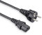 Hama Câble d'alimentation secteur 3 pôles terre (pour connecter divers appareils tels les appareils froids, mâle avec contact de protectection femelle 3 pôles, câble de longueur 1,5 m) Noir