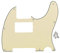 FLEOR 8 Holes Humbucking TL Pickguard für American/Mexican Standard TL TE Modern Style Gitarre, inklusive Befestigungsschrauben, 3ply Cream