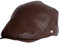 Dazoriginal Leder Flatcap Herren Schiebermütze Schirmmütze Schlägermütze 55-64
