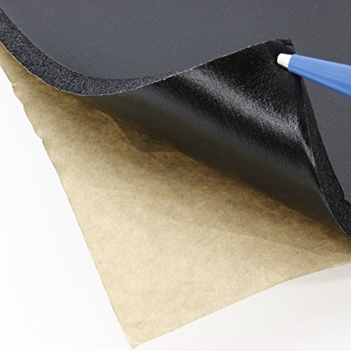 phil trade® 50 x 80cm Schaumstoff akustik Dämmmatte schwarz Aquarium Unterlage 9,5mm selbstklebend