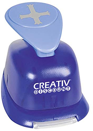 CREATIV DISCOUNT Motivstanzer Groß, ca. 2,5cm, Motiv Kreuz